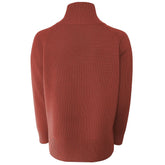 Emilio Romanelli Red Cashmere Women Sweater Turtleneck